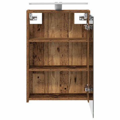 Bathroom Mirror Cabinet with Shelf Old Wood 43 x 16 x 62.5 cm
