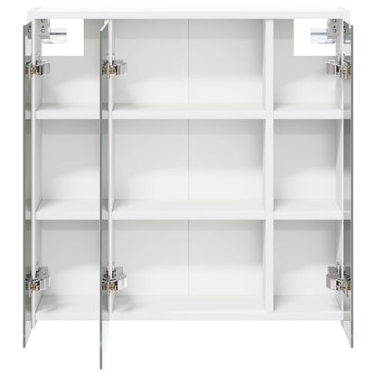 Bathroom Mirror Cabinet White 63.5 x 16 x 62.5 cm