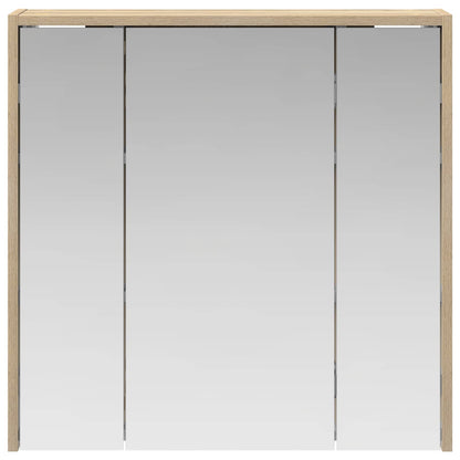 Bathroom Mirror Cabinet Sonoma Oak 63.5 x 16 x 62.5 cm