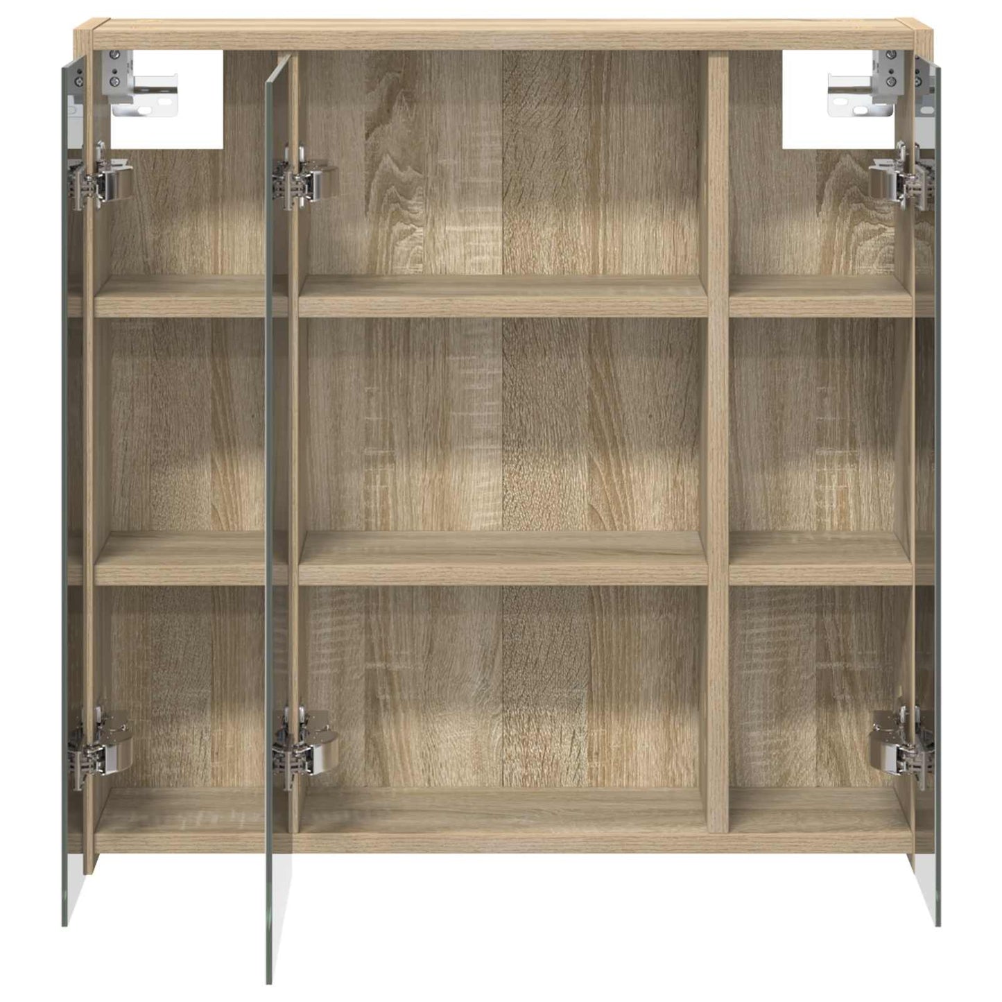 Bathroom Mirror Cabinet Sonoma Oak 63.5 x 16 x 62.5 cm