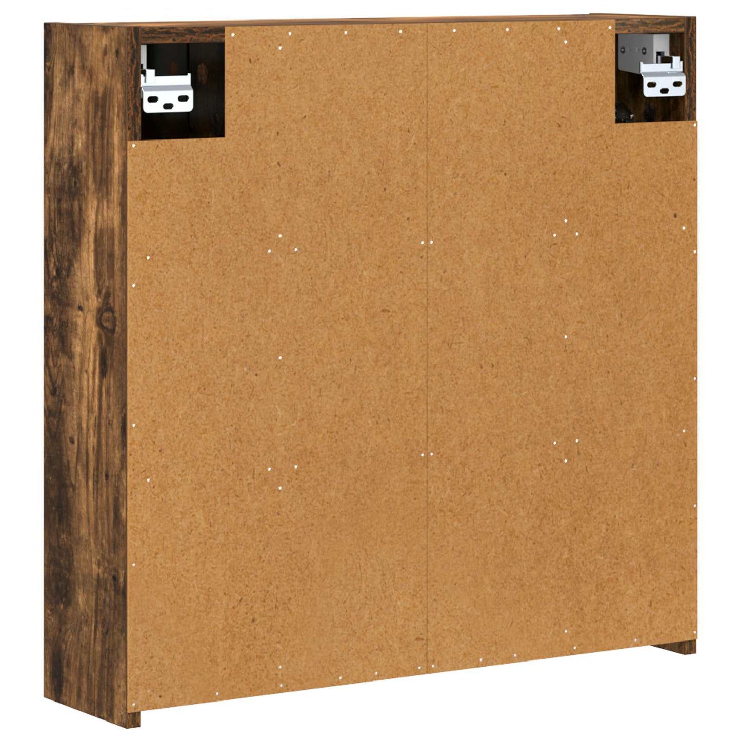 Bathroom Mirror Cabinet Smoked Oak 63.5 x 16 x 62.5 cm