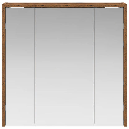 Bathroom Mirror Cabinet Old Wood 63.5 x 16 x 62.5 cm