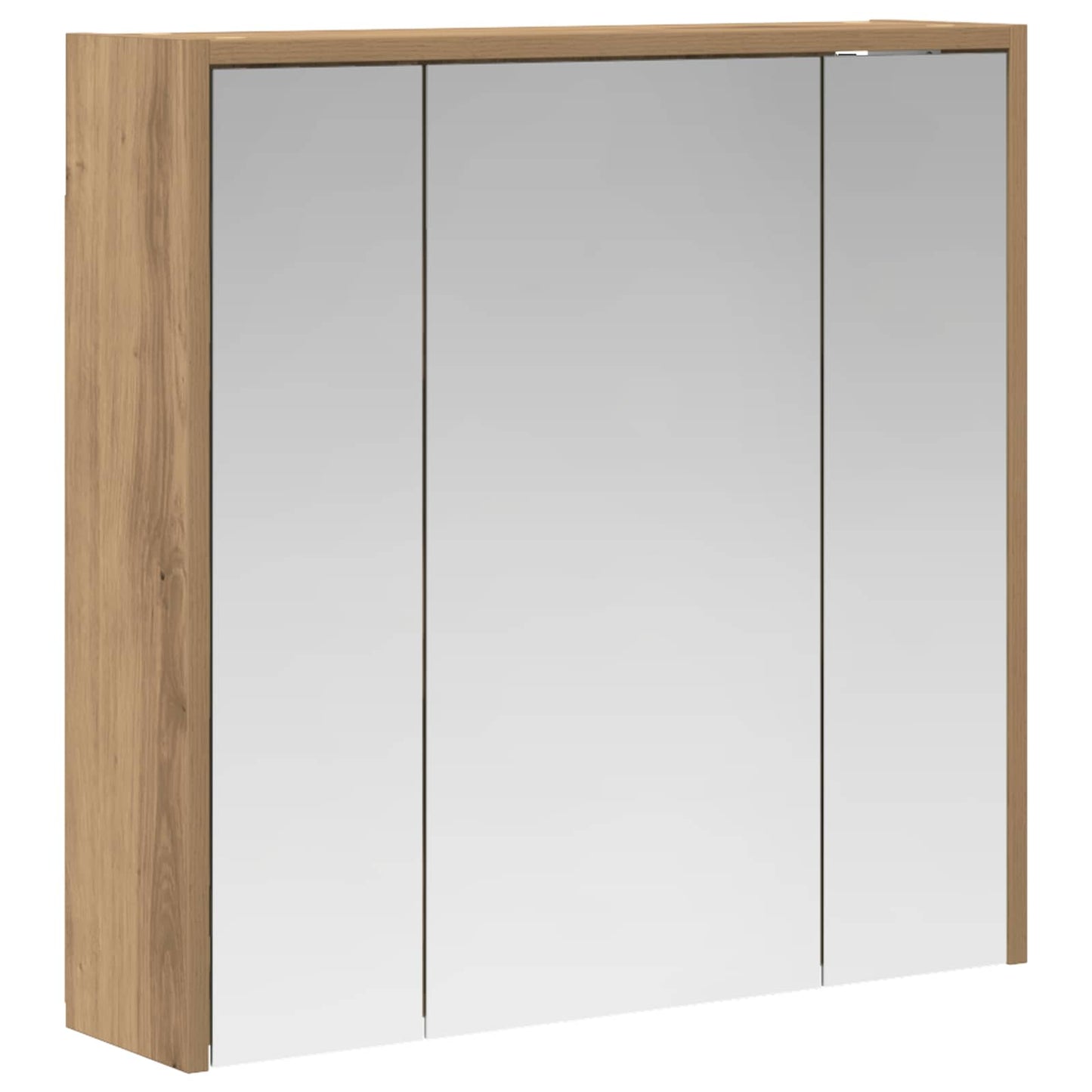 Bathroom Mirror Cabinet Artisian Oak 63.5 x 16 x 62.5 cm