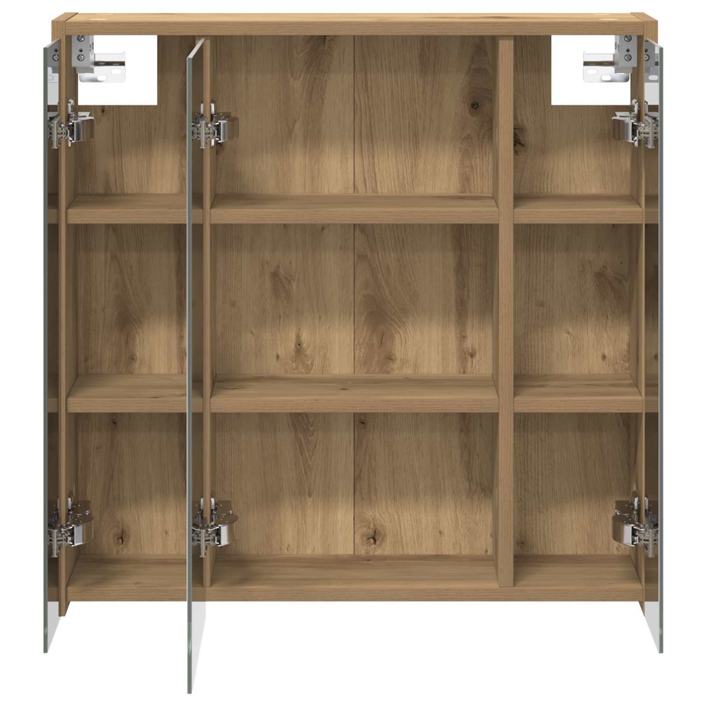 Bathroom Mirror Cabinet Artisian Oak 63.5 x 16 x 62.5 cm