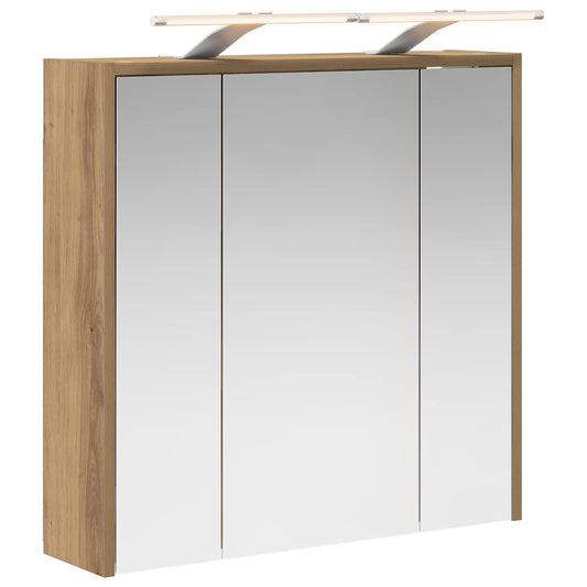 Bathroom Mirror Cabinet Artisan Oak 63.5 x 16 x 62.5 cm
