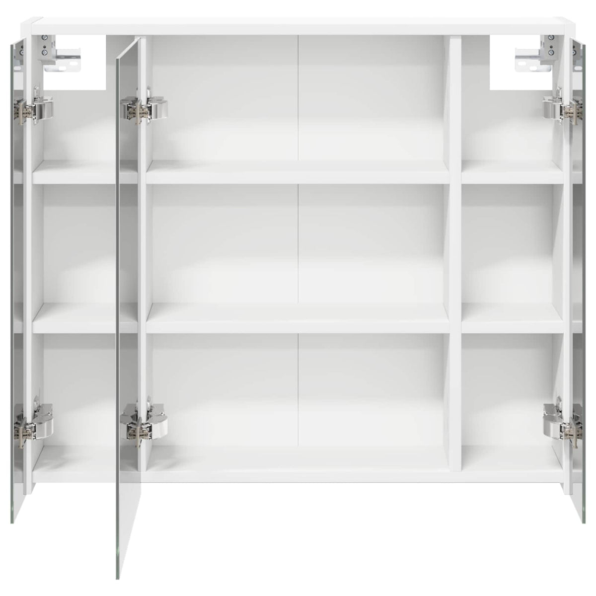 Bathroom Mirror Cabinet White 73.5 x 16 x 62.5 cm
