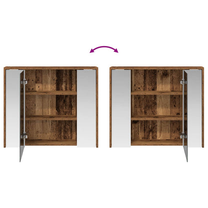 Bathroom Mirror Cabinet Old Wood 73.5 x 16 x 62.5 cm