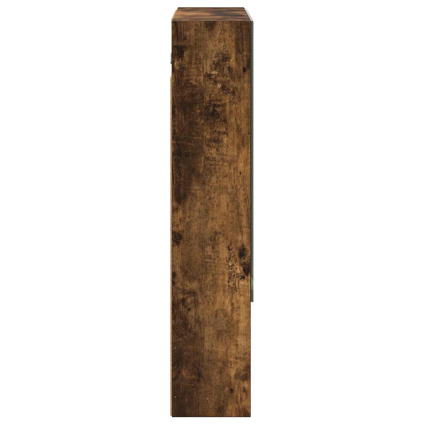 Bathroom Mirror Cabinet with Shelf Smoked Oak 60 x 14.5 x 70 cm