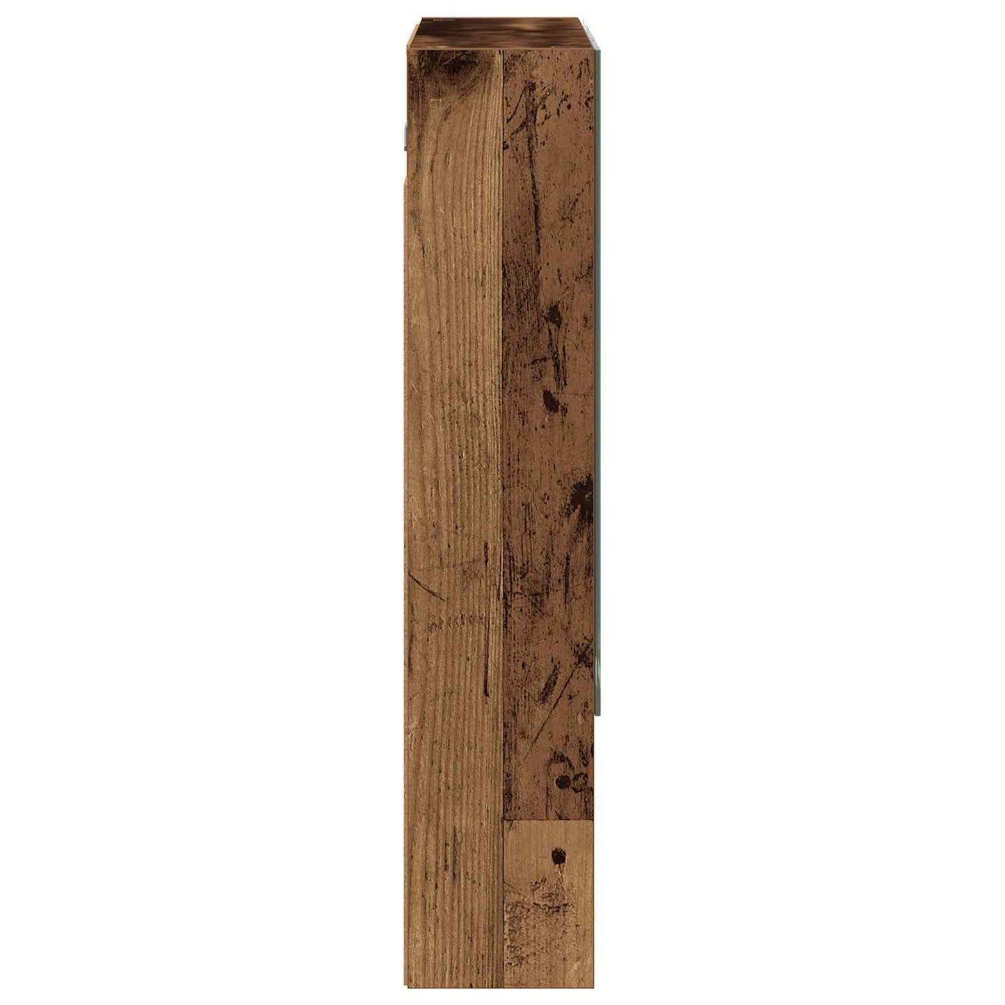 Bathroom Mirror Cabinet with Shelf Old Wood 60 x 14.5 x 70 cm