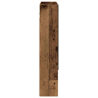 Bathroom Mirror Cabinet with Shelf Old Wood 60 x 14.5 x 70 cm