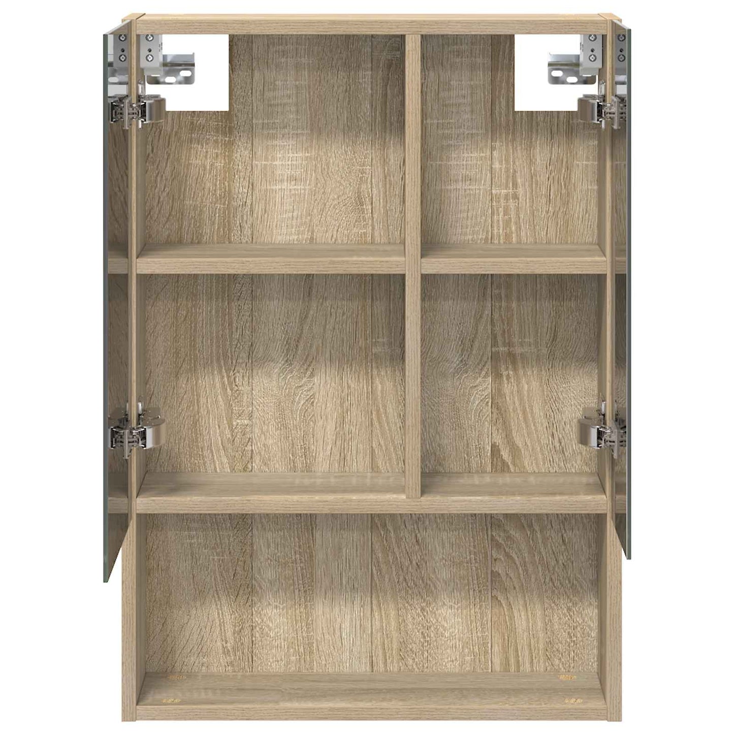 Bathroom Mirror Cabinet with Shelf Sonoma Oak 50 x 14.5 x 70 cm