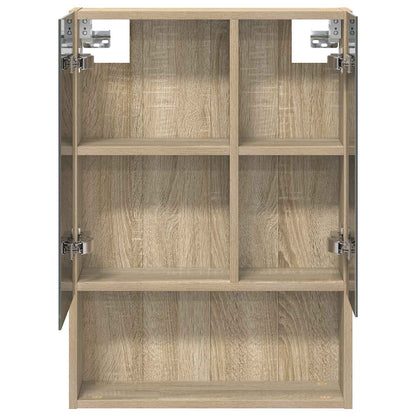 Bathroom Mirror Cabinet with Shelf Sonoma Oak 50 x 14.5 x 70 cm