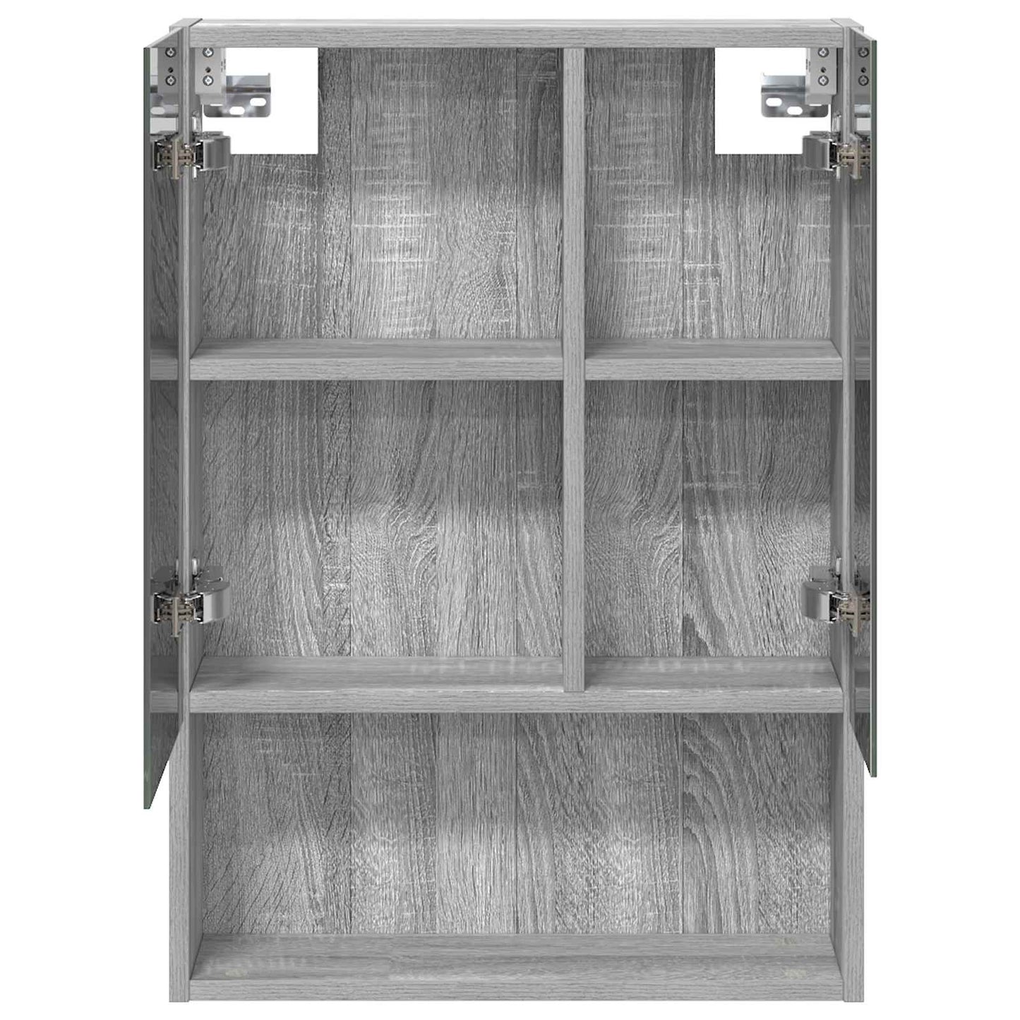 Bathroom Mirror Cabinet with Door Grey Sonoma 50 x 14.5 x 70 cm