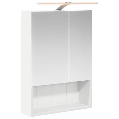 Bathroom Mirror Cabinet White 50 x 14.5 x 70 cm Engineered wood
