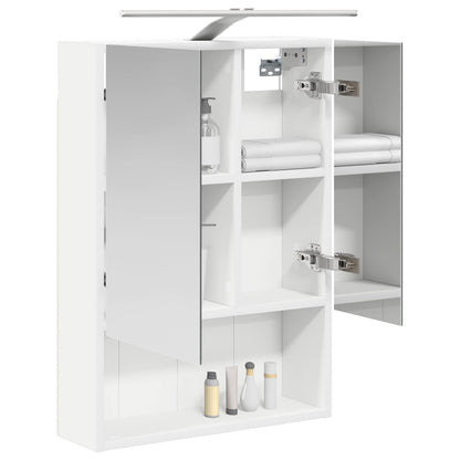 Bathroom Mirror Cabinet White 50 x 14.5 x 70 cm Engineered wood