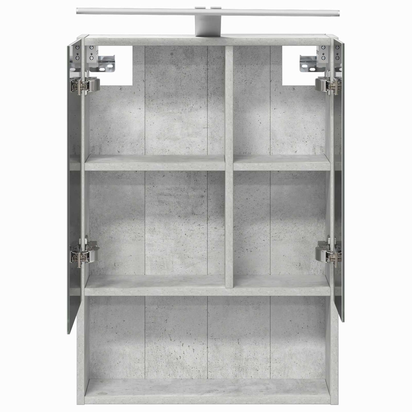 Bathroom Mirror Cabinet Concrete Grey 50 x 14.5 x 70 cm