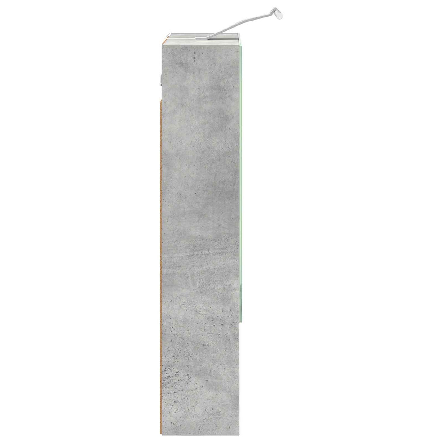 Bathroom Mirror Cabinet Concrete Grey 50 x 14.5 x 70 cm