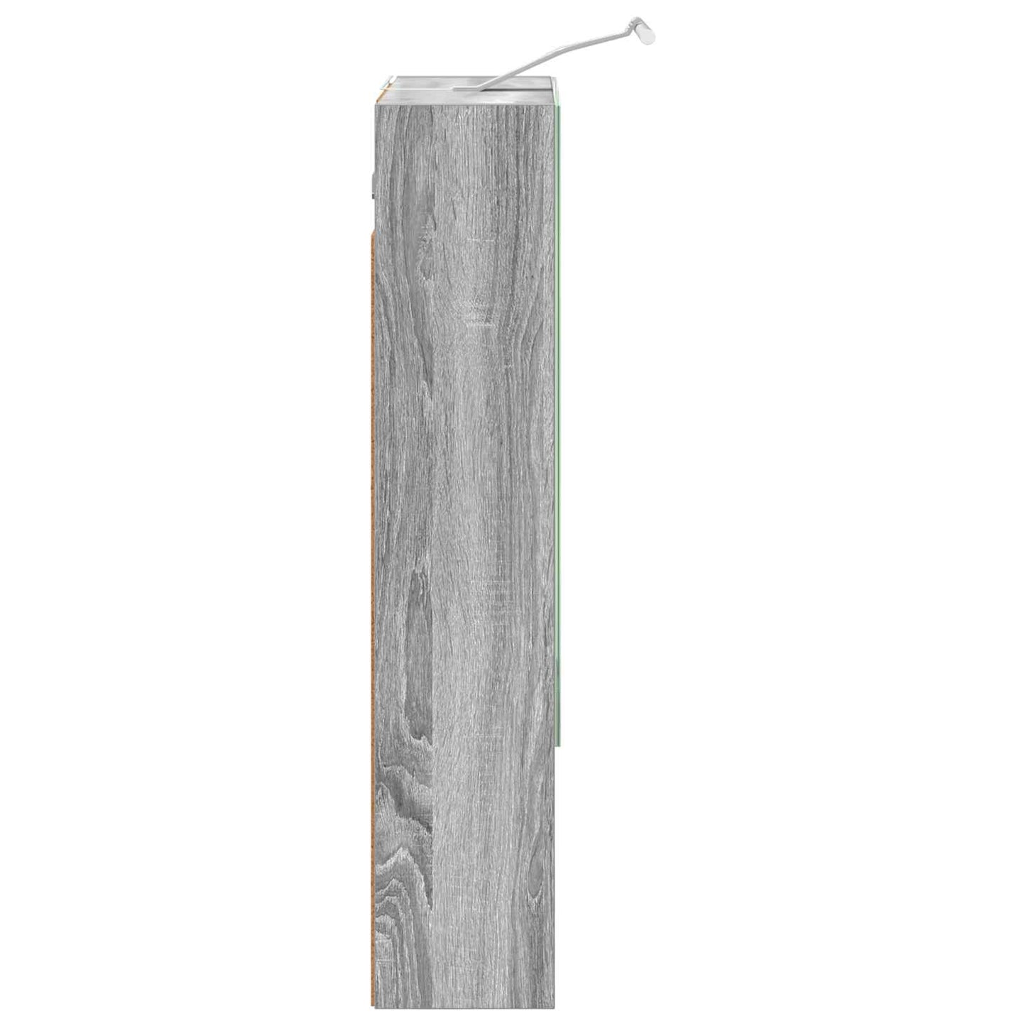 Bathroom Mirror Cabinet with Door Grey Sonoma 50 x 14.5 x 70 cm