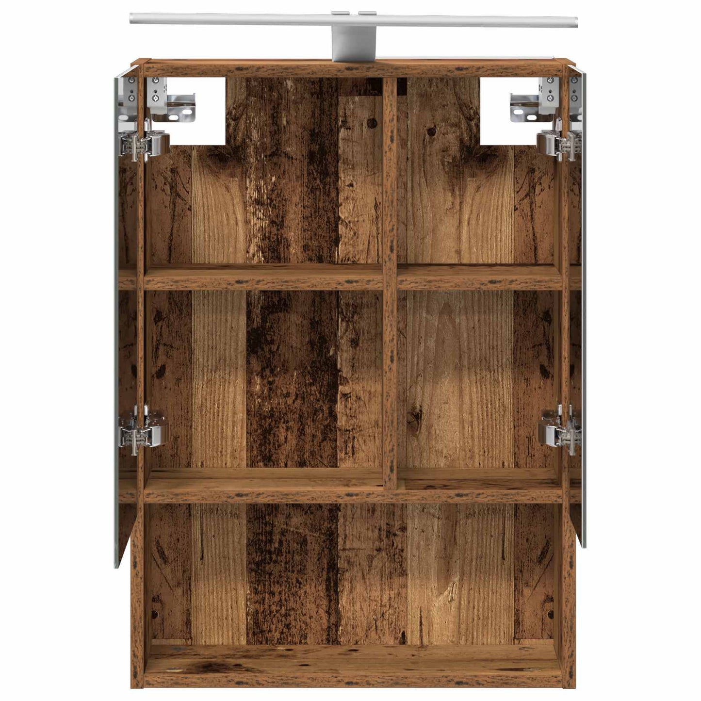 Bathroom Mirror Cabinet with Shelf Old Wood 50 x 14.5 x 70 cm