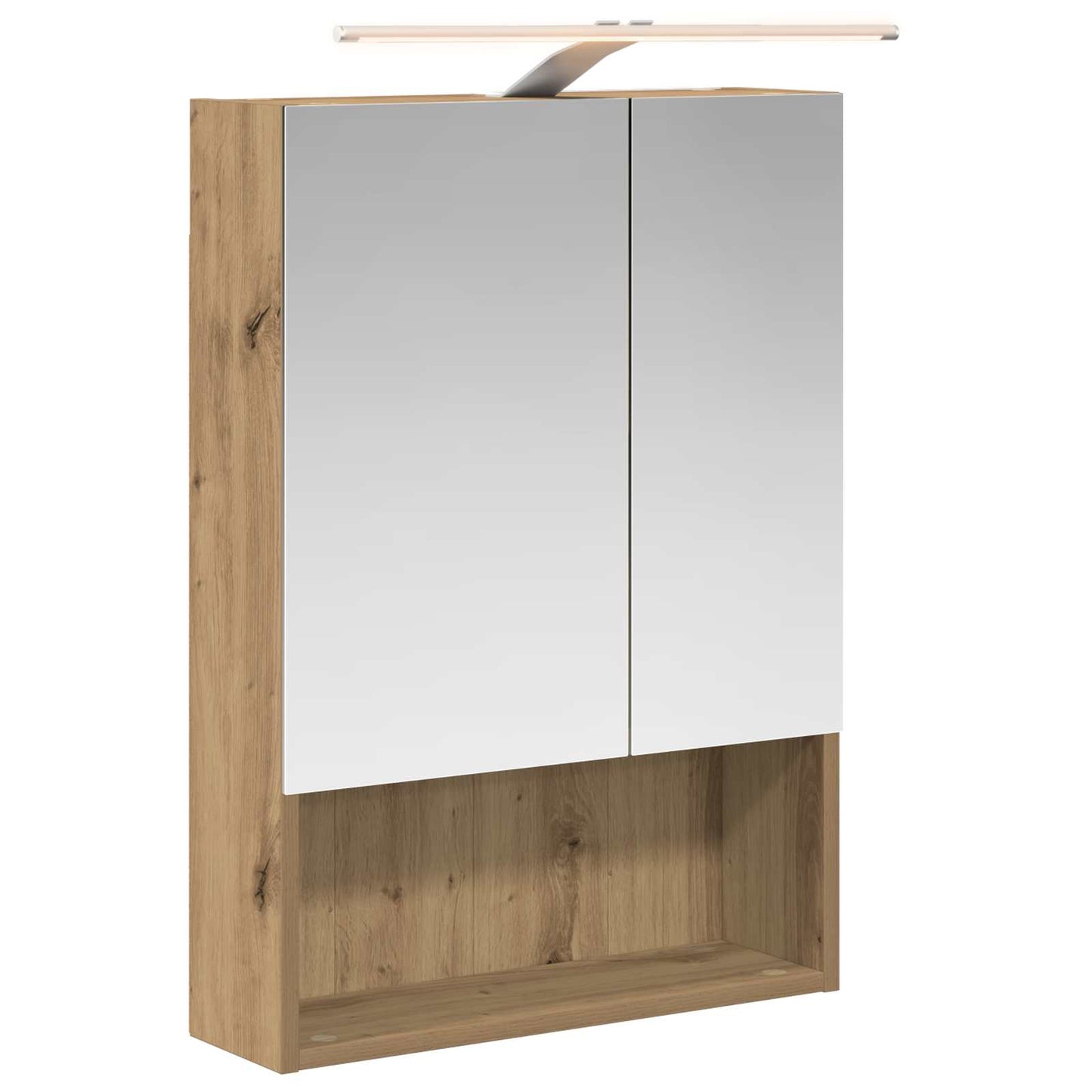 Bathroom Mirror Cabinet Artisian Oak 50 x 14.5 x 70 cm
