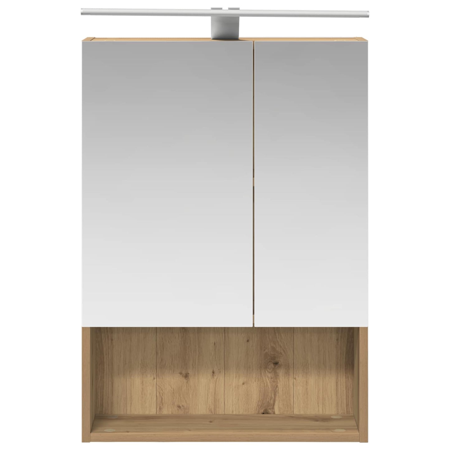 Bathroom Mirror Cabinet Artisian Oak 50 x 14.5 x 70 cm