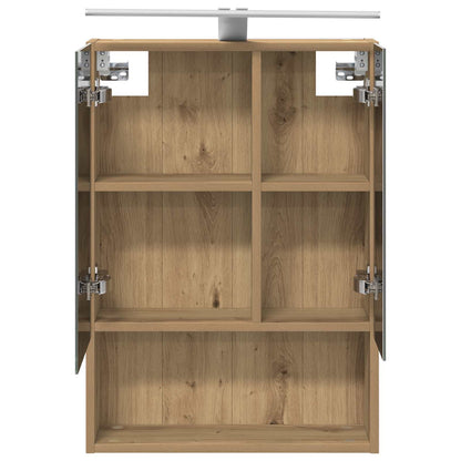 Bathroom Mirror Cabinet Artisian Oak 50 x 14.5 x 70 cm
