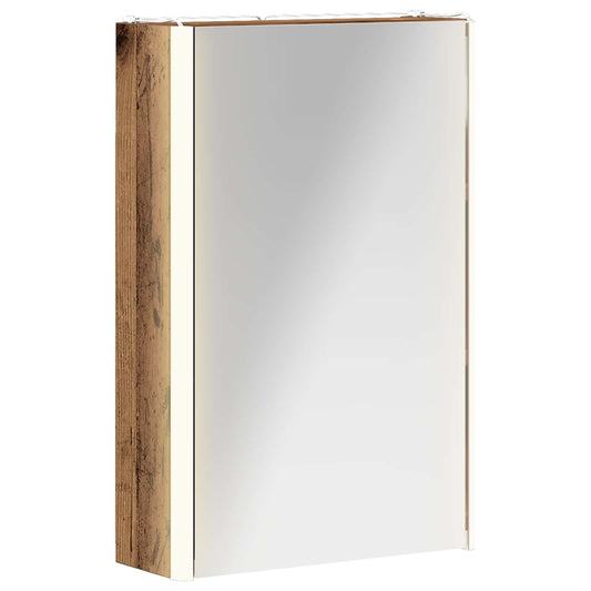 Bathroom Mirror Cabinet Old Wood 33 x 11.5 x 50 cm