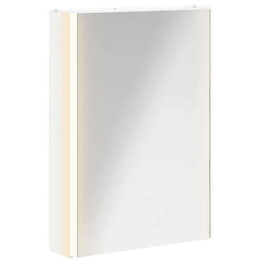 Bathroom Mirror Cabinet White 43 x 11.5 x 60.5 cm