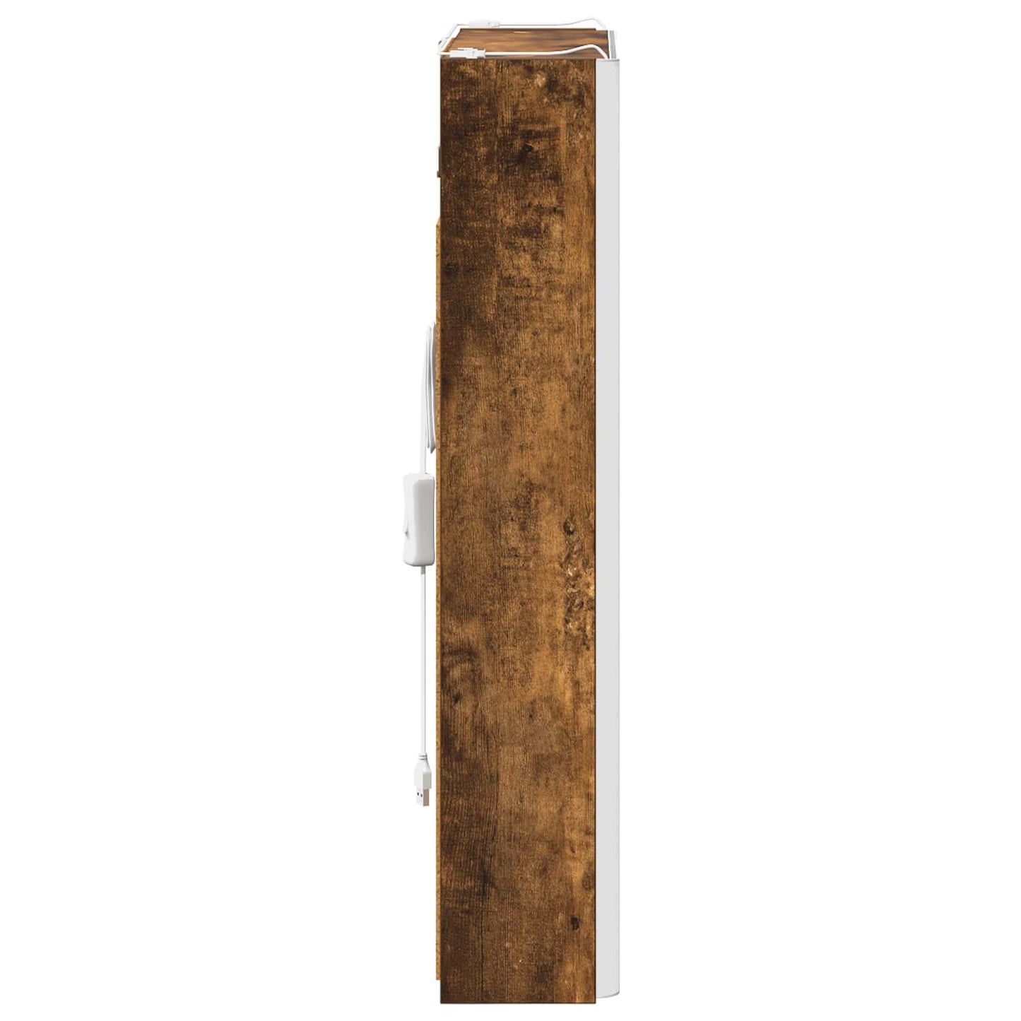 Bathroom Mirror Cabinet Smoked Oak 43 x 11.5 x 60.5 cm