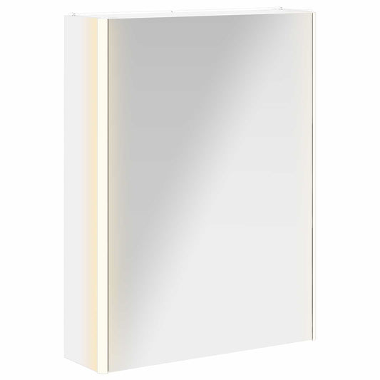 Bathroom Mirror Cabinet White 53 x 15.5 x 70 cm Engineered wood