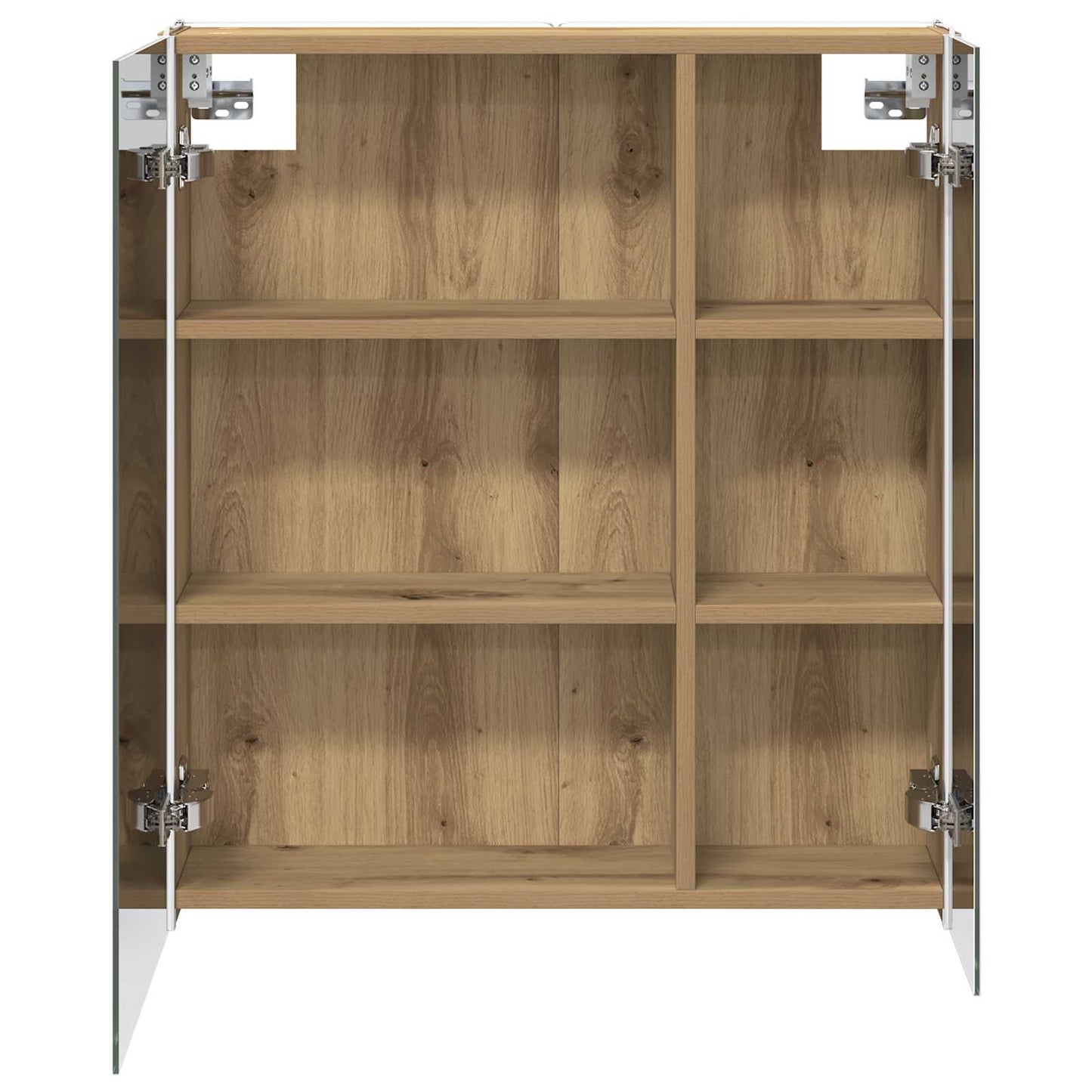 Bathroom Mirror Cabinet Artisian Oak 63.5 x 15.5 x 70 cm