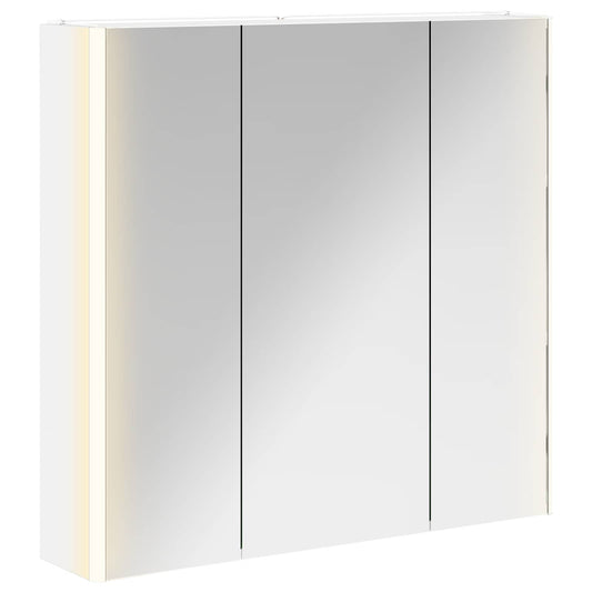 Bathroom Mirror Cabinet White 73.5 x 15.5 x 70 cm
