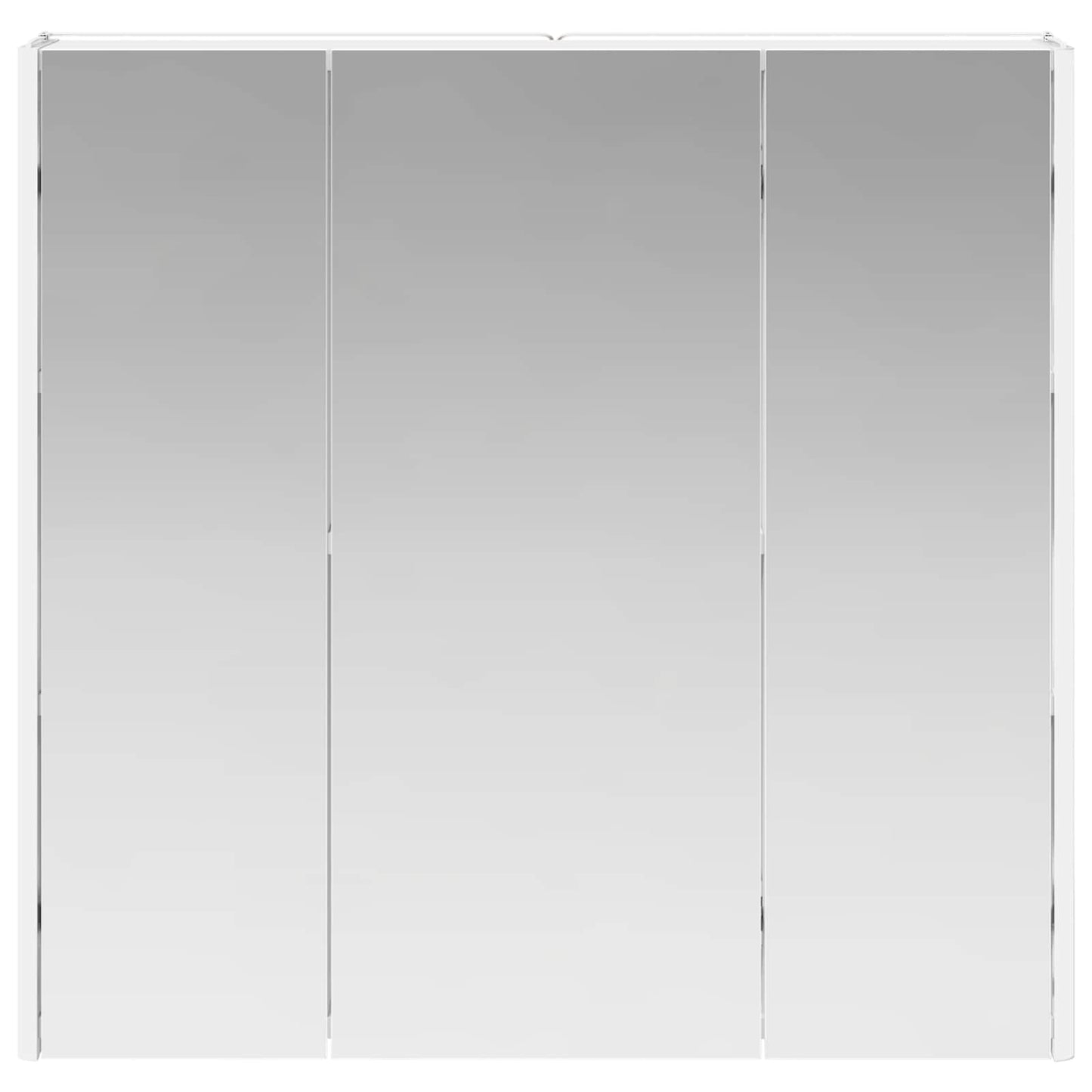 Bathroom Mirror Cabinet with Shelf White 73.5 x 15.5 x 70 cm