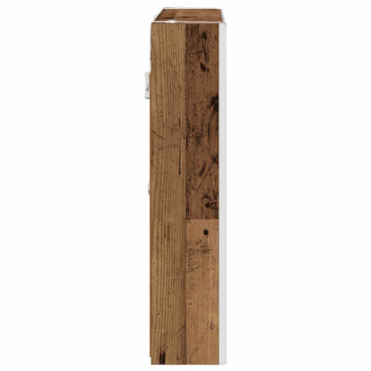 Bathroom Mirror Cabinet with Shelf Old Wood 73.5 x 15.5 x 70 cm