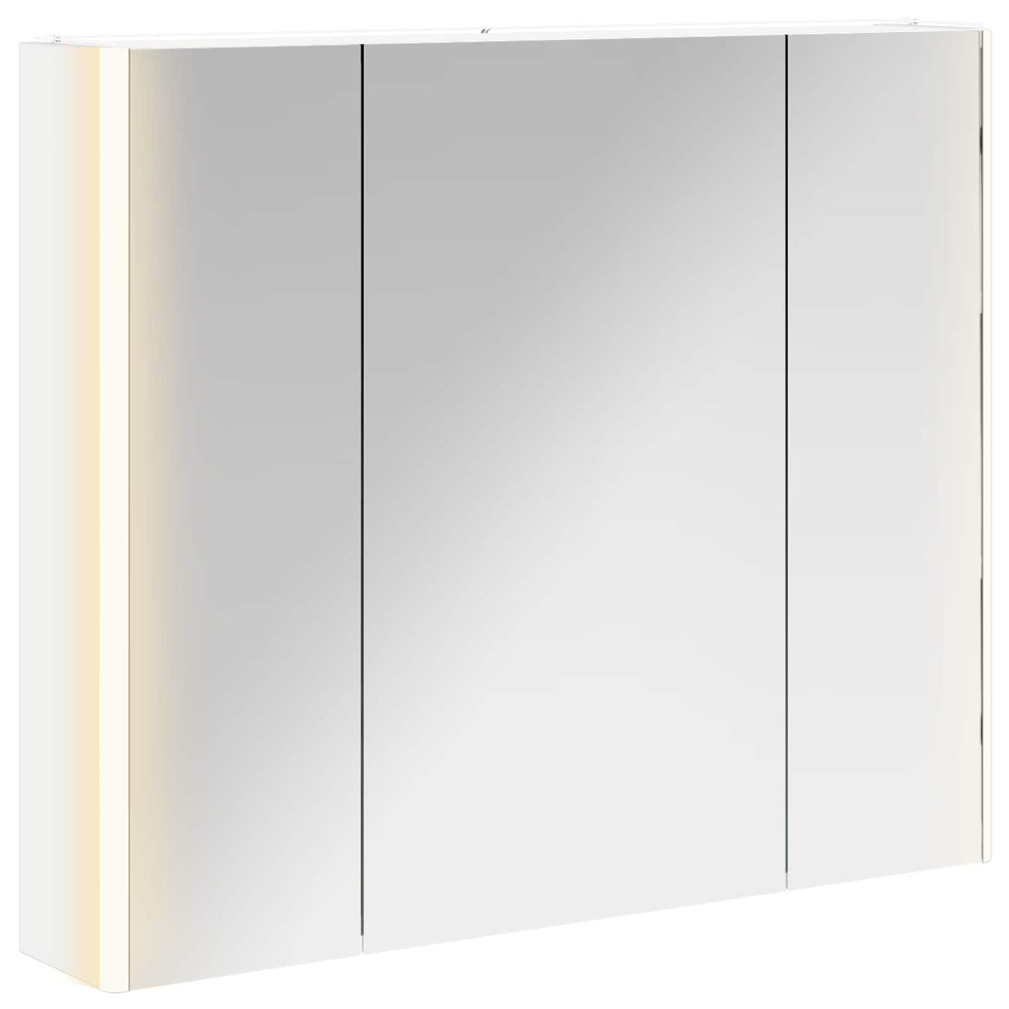 Bathroom Mirror Cabinet White 83.5 x 15.5 x 70 cm
