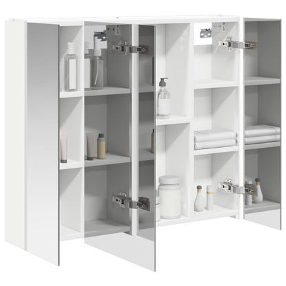 Bathroom Mirror Cabinet White 83.5 x 15.5 x 70 cm