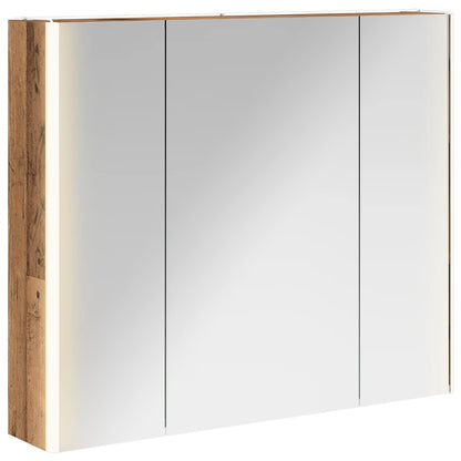 Bathroom Mirror Cabinet Old Wood 83.5 x 15.5 x 70 cm