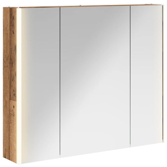 Bathroom Mirror Cabinet Old Wood 83.5 x 15.5 x 70 cm