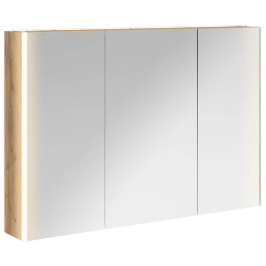 Bathroom Mirror Cabinet Artisian Oak 103.5 x 15.5 x 70 cm