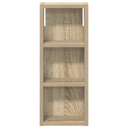 Bathroom Wall Cabinet with Shelf Sonoma Oak 20 x 10 x 50 cm
