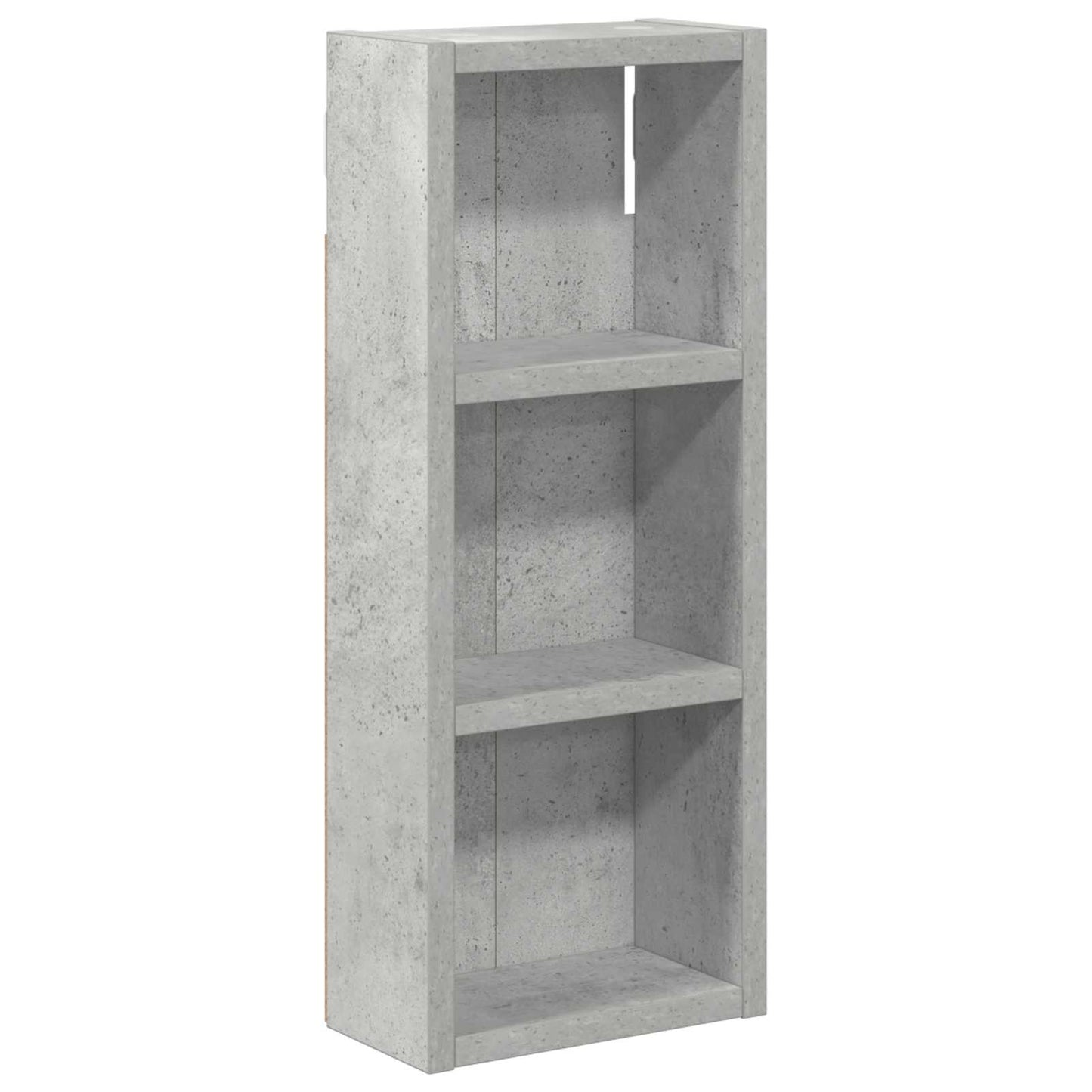 Bathroom Wall Cabinet with Shelf Concrete Grey 20 x 10 x 50 cm