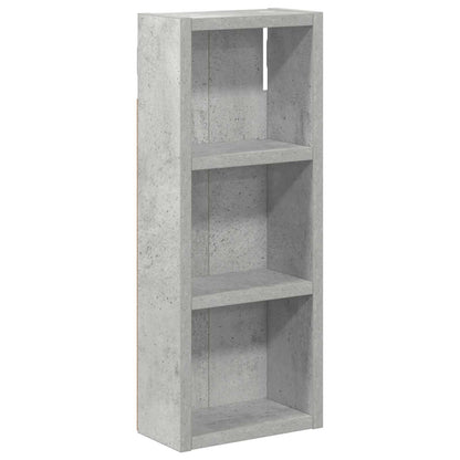 Bathroom Wall Cabinet with Shelf Concrete Grey 20 x 10 x 50 cm