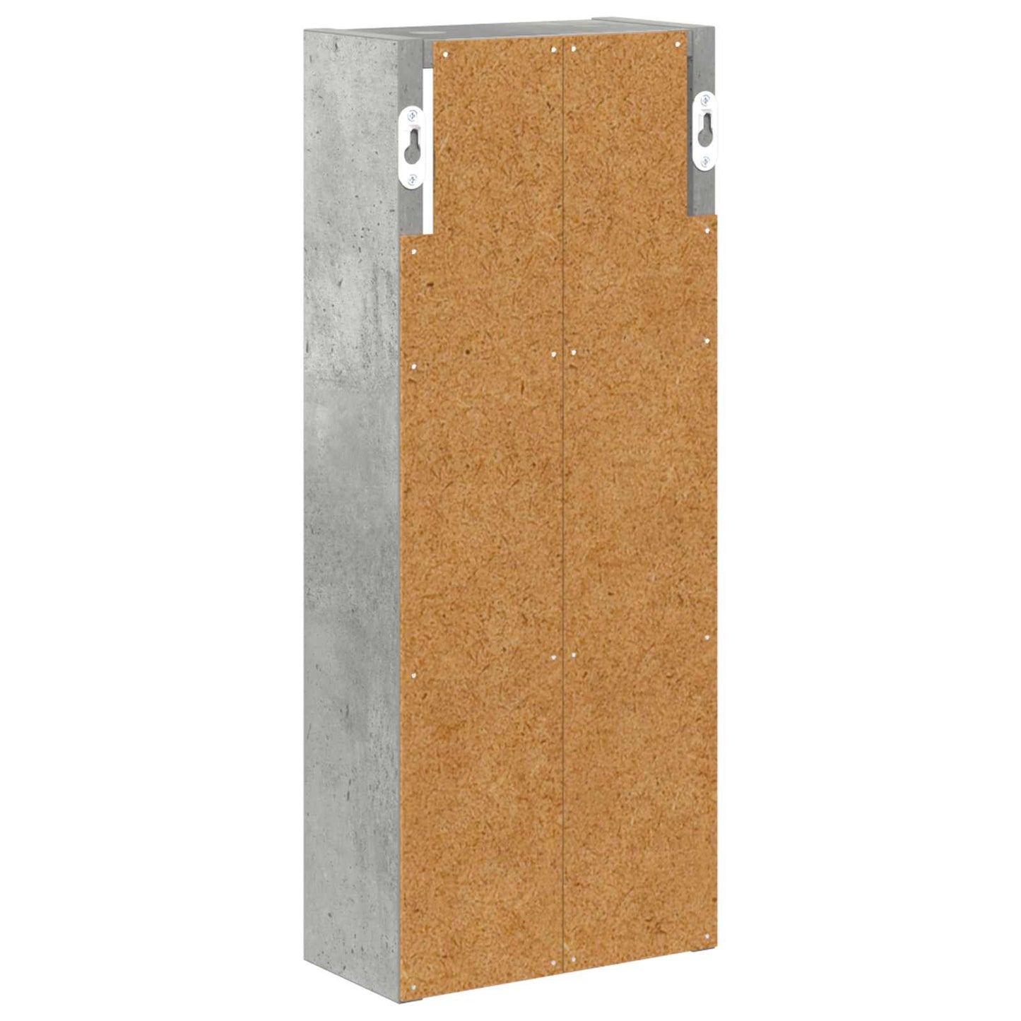 Bathroom Wall Cabinet with Shelf Concrete Grey 20 x 10 x 50 cm