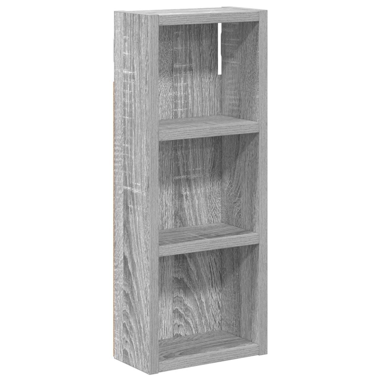 Bathroom Wall Cabinet with Shelf Grey Sonoma 20 x 10 x 50 cm