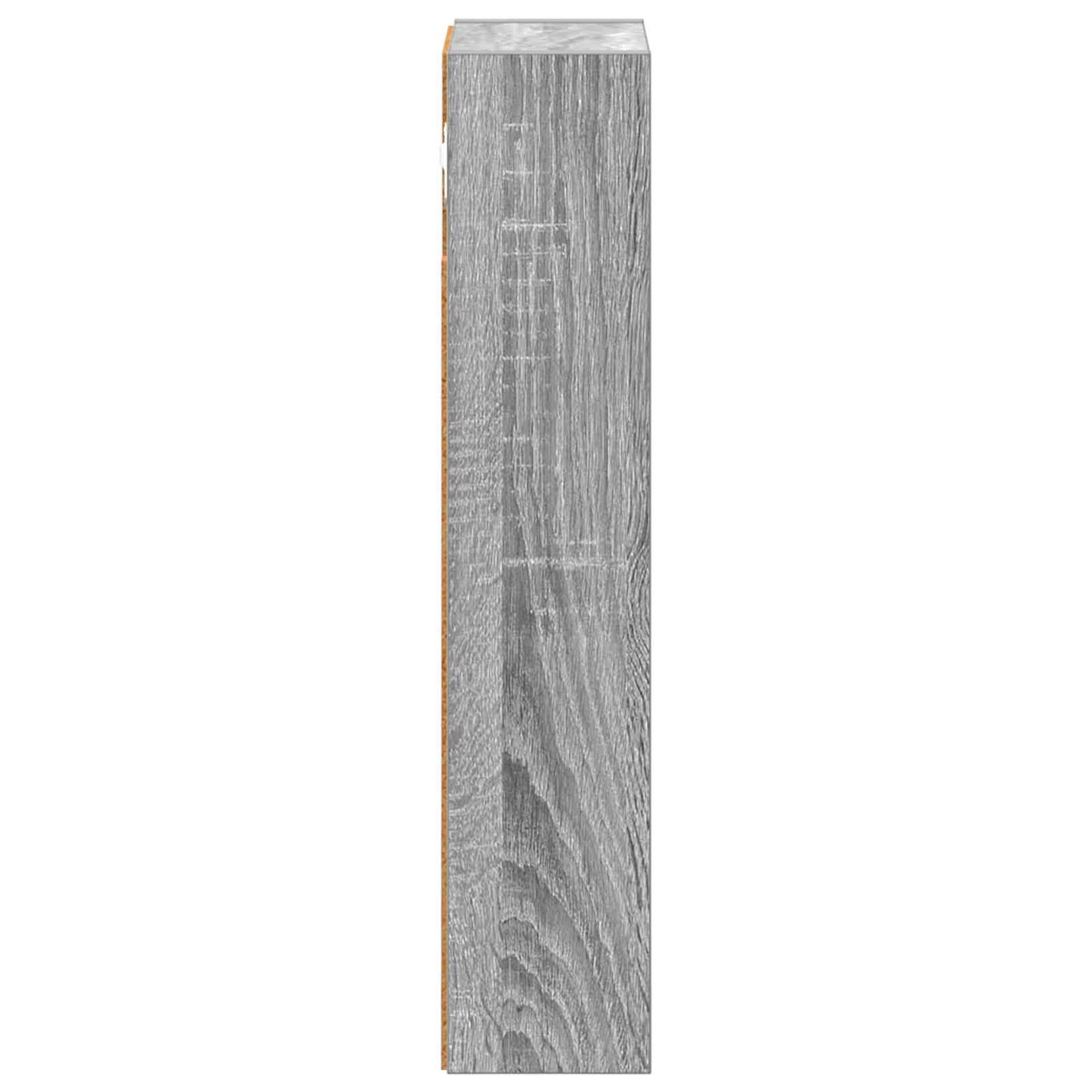 Bathroom Wall Cabinet with Shelf Grey Sonoma 20 x 10 x 50 cm