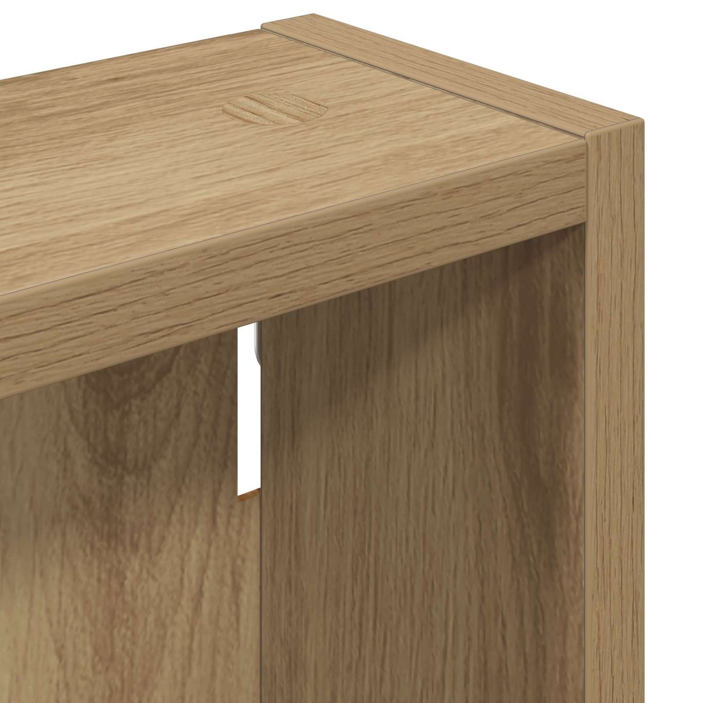 Bathroom Wall Cabinet with Shelf Artisian Oak 20 x 10 x 50 cm
