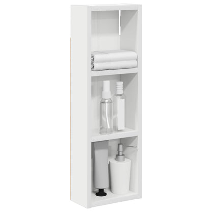 Bathroom Wall Cabinet White 20 x 10 x 60.5 cm Engineered wood