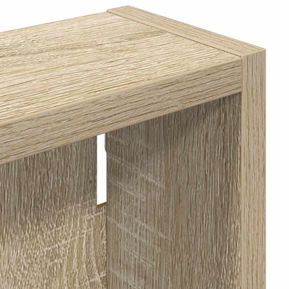 Bathroom Wall Cabinet with Shelf Sonoma Oak 20 x 10 x 60.5 cm