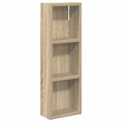 Bathroom Wall Cabinet with Shelf Sonoma Oak 20 x 10 x 60.5 cm
