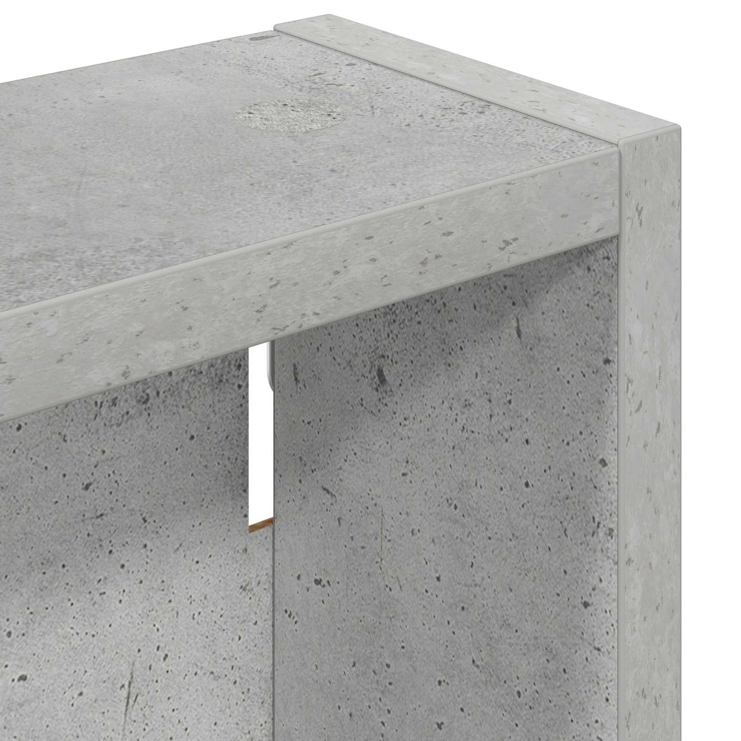 Bathroom Wall Cabinet Concrete Grey 20 x 10 x 60.5 cm